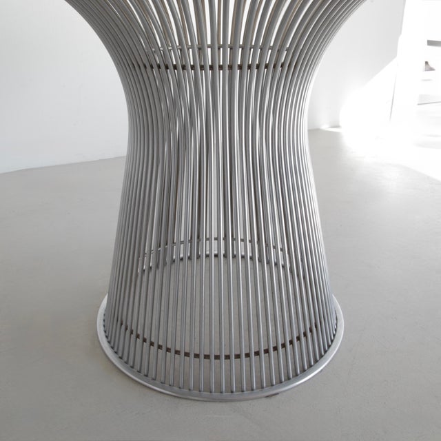 Round Warren Platner Dining Table with Stone Top by Warren Platner for Knoll International, 1969 For Sale - Image 6 of 9