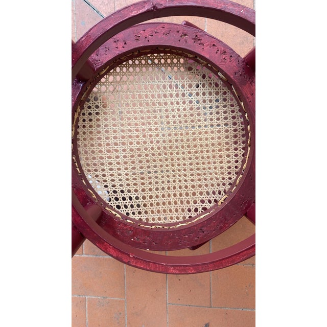 Lacquered Wooden Stools, France, 1900, Set of 2 For Sale - Image 6 of 7