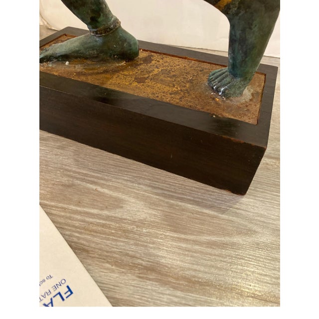 Early 20th Century Thai Bronze Dancer Sculpture For Sale - Image 12 of 13