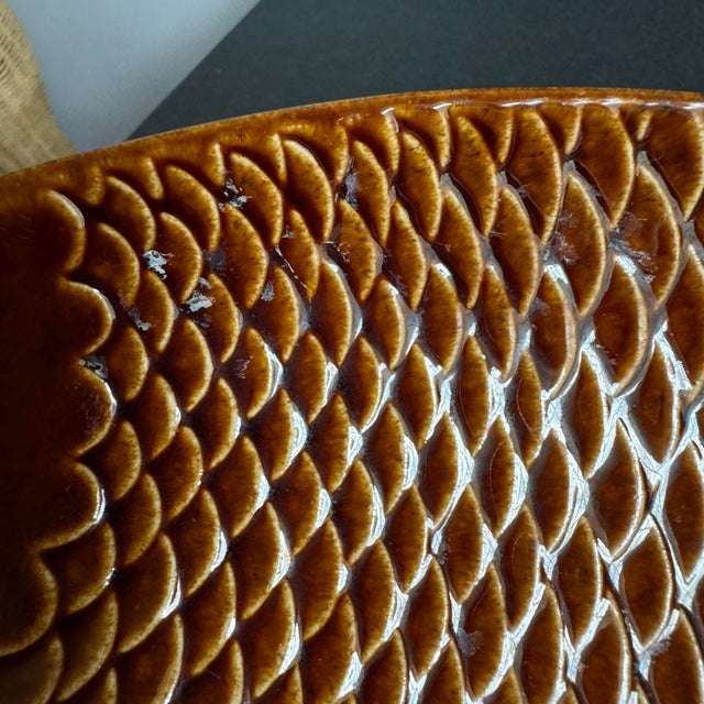 Stig Lindberg Stig Lindberg Gustavsberg Fish Fladen Fish Dishes Bowls a Pair Mid Century For Sale - Image 4 of 11