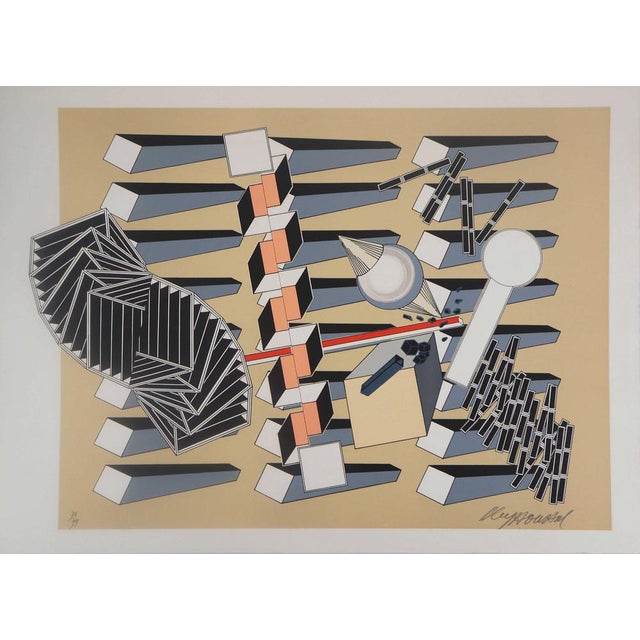 Alain Le Yaouanc, The Infinite Universe, 20th Century, Original Lithograph For Sale - Image 6 of 6
