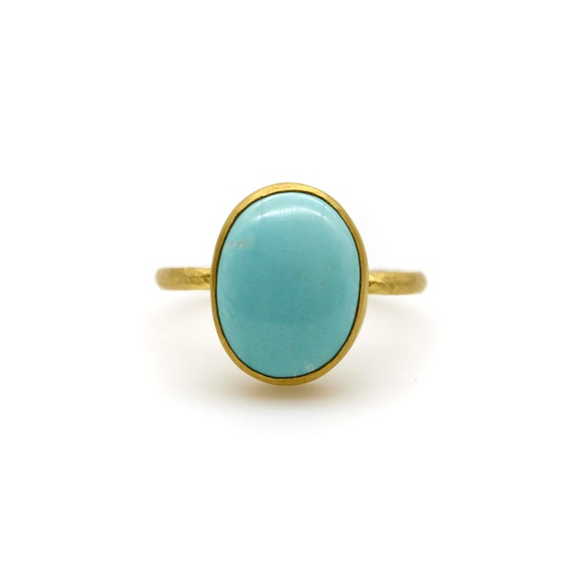 Here at Kirsten’s Corner, we love a high karat gold, and this hand-wrought, handmade ring is a gorgeous use of gold of the...