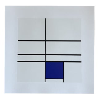 Piet Mondrian, Composition with Blue, Print For Sale