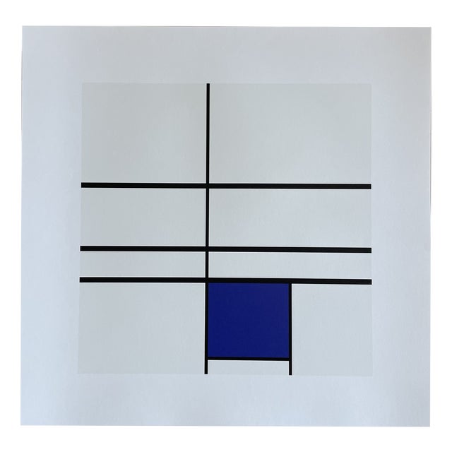 Piet Mondrian, Composition with Blue, Print For Sale