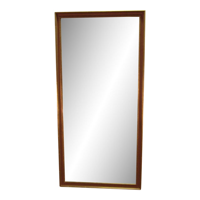 Chelsea House Oil Painting on Canvas Gold Gilt Framed Mirror For Sale