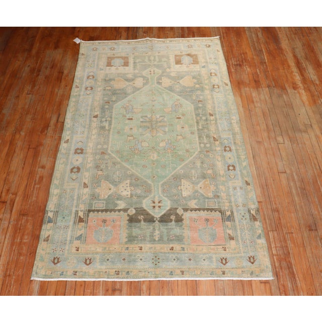 Antique High Decorative Persian Malayer rug from the early 20th century Measures: 4'11'' x 8'11''.
