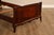 Wood Pair of Vintage Flame Mahogany Twin Beds with Pierced Headboards, Circa 1940s For Sale - Image 7 of 18