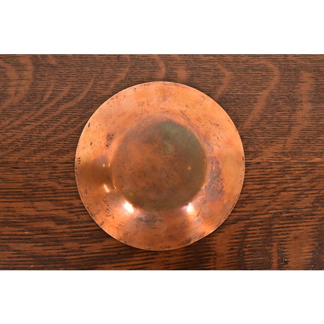 Metal Heintz Arts & Crafts Sterling Silver on Bronze Plate For Sale - Image 7 of 9