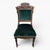 ntique 1880s Eastlake Victorian Side Chairs — Refinished & Reupholstered in Green Velvet (Pair) Add a touch of...