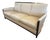 Donghia Golden Sofa With Exposed Wood Frame For Sale