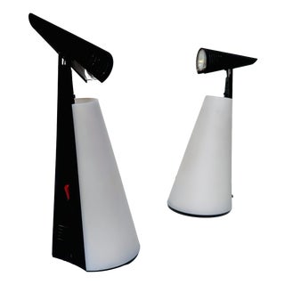 Iota Table Lamps by Hikaru Mori for Nemo, Italy, 1990s, Set of 2 For Sale