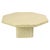 Cream Vintage Italian Octagonal Travertine Coffee Table, 1970s For Sale - Image 8 of 18