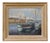Boulard, Tuna Boats at Quayside, Oil on Panel, Mid-20th Century For Sale