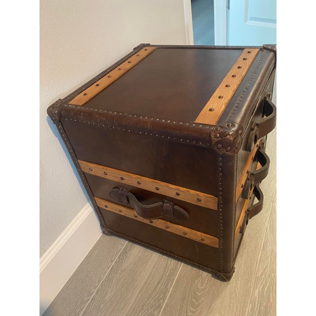 English Timothy Oulton Stonyhurst Side Table For Sale - Image 3 of 5