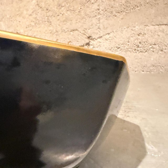 1960s Fitz & Floyd Octagonal Serving Vegetable Bowl Renaissance Mid Century For Sale - Image 5 of 12