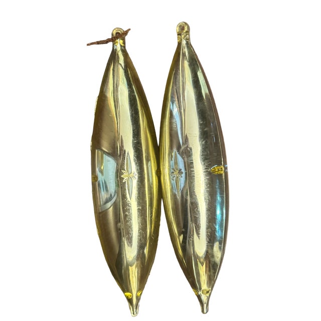 Vintage 1960s Jewelbrite Botanical & Bird Christmas Ornaments — Set of 14 For Sale - Image 13 of 14