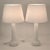 Bergboms Large Art Glass Table Lamps by Bergboms, Sweden, 1960s, Set of 2 For Sale - Image 4 of 11