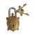 Indian Vintage Brass India Turtle Lock For Sale - Image 3 of 3
