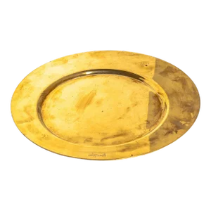 1970s Gio Ponti Brass Plate by Cleto Munari