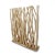 Contemporary Vintage Organic Modern Rustic Raw Wood Stick Screen For Sale - Image 3 of 6