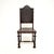 Antique Portuguese Embossed Leather and Walnut Dining Chairs, 1880, Set of 6 For Sale - Image 6 of 11