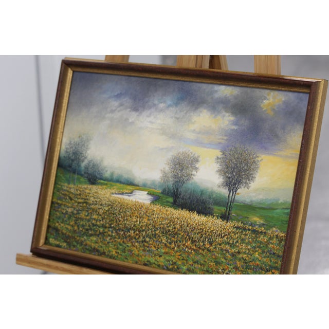 Landscape, 2000s, Oil on Wood For Sale - Image 15 of 16