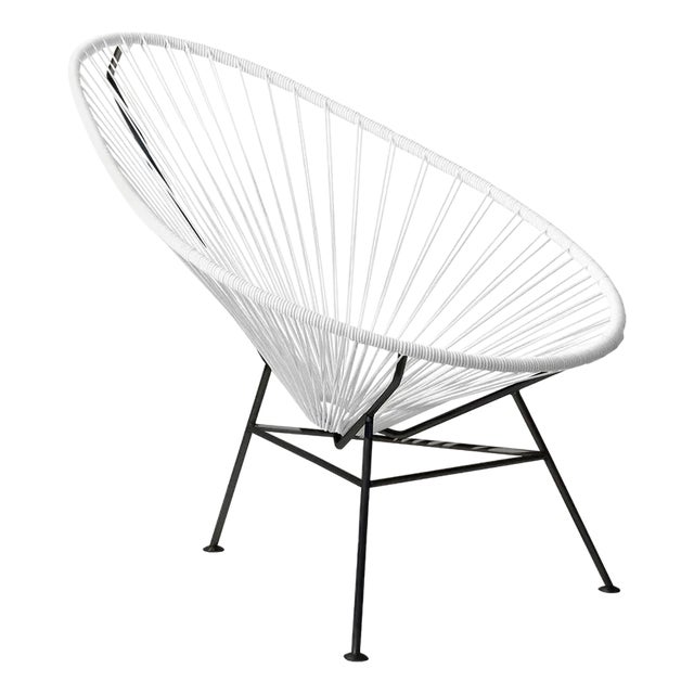 White Acapulco Chair by OK Design For Sale