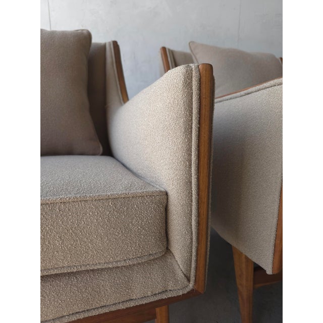 Pair of Mid Century Lounge Chairs by Paul McCobb - Restored For Sale - Image 11 of 12