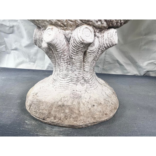 Vintage Cast Stone Nautilus Shell Planters- A Pair For Sale In Tampa - Image 6 of 12