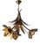 Vintage French Brass Chandelier from Maison Jansen, 1970s For Sale