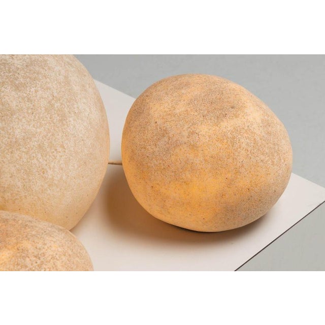 Rock Lamps by Andre Cazenave Dorra, 1969, Set of 6 For Sale - Image 15 of 18