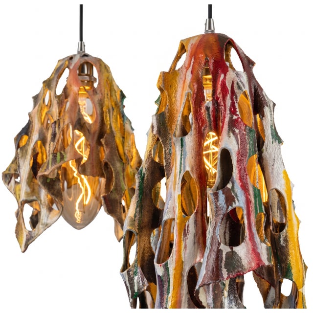 Contemporary Ceramico Pendant Lamp by Dario Nasuti For Sale - Image 3 of 9