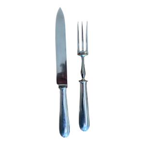 Christofle Carving Set | Mid-19th Century Silverplate | CC Hallmark 1844–1862