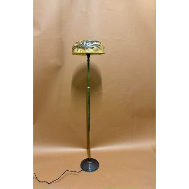 Ploum creation: lampshade made from Roscoff seaweed in resin This piece has an attribution mark, I am sure that it is...