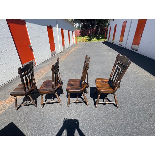 Traditional Ethan Allen Dining Chairs 4 For Sale - Image 3 of 17