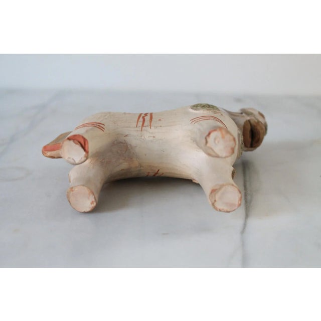 Ceramic Vintage Ceramic Handmade Pucará Horse Figurine For Sale - Image 7 of 9