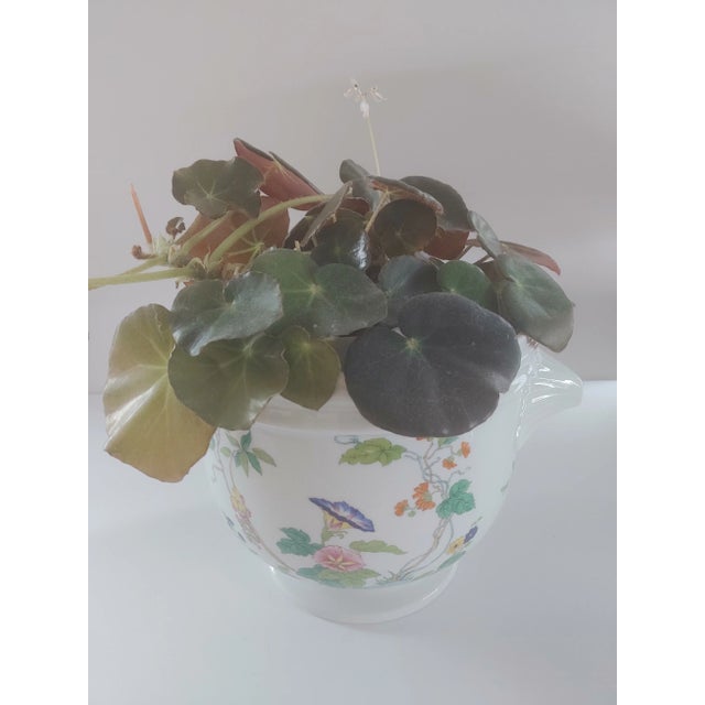 Early 21st Century Royale Limoges France "Paradis Bleu" Cachepot For Sale In San Francisco - Image 6 of 9