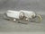 Elegant pair of Art Deco wall lights produced in Czechoslovakia during the 1930s. These refined sconces feature frosted...
