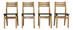 Vintage Dining Room Chairs, Swedish, 1960s, Set of 4