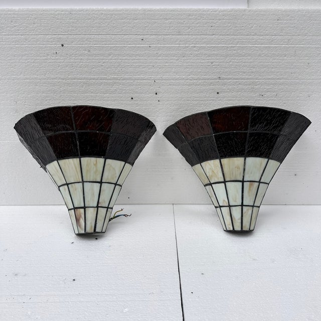 Metal Art Deco Hair Sconces by Andy Thornton, 1970s, England, Set of 2 For Sale - Image 7 of 18