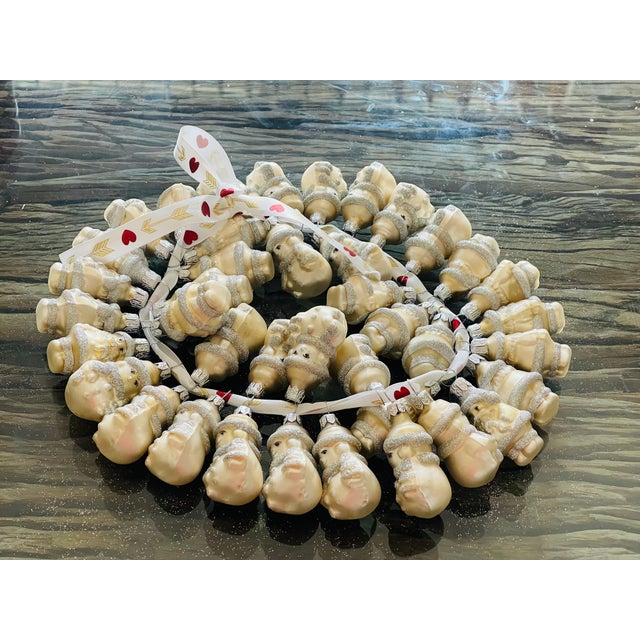 40 S Cute Mini Silver Glass Christmas Ornaments- For Sale In Miami - Image 6 of 11