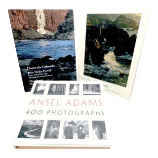 Lot of Vintage Coffee-Table Photographic Nature Books–A. Adams, R. Kaufman, E. Porter For Sale
