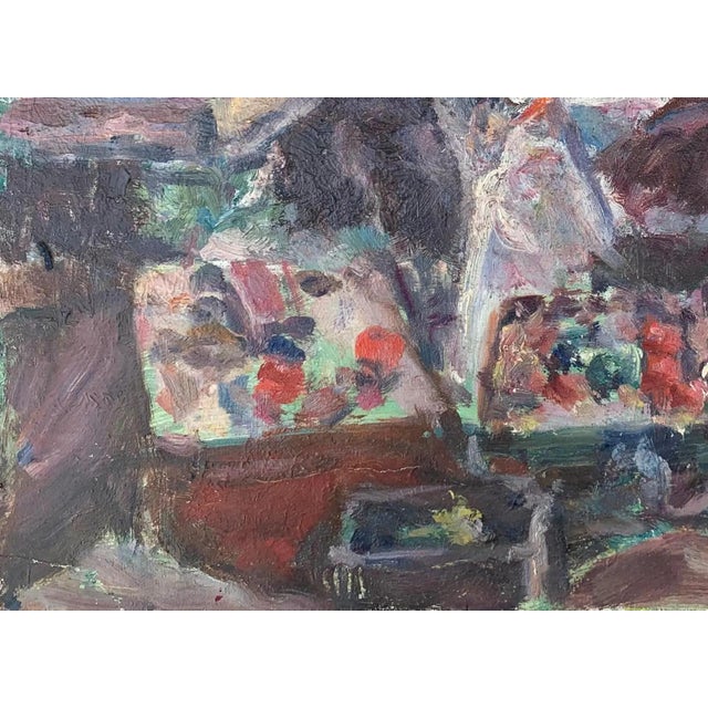 1960s Family Oil Painting, Ukrainian Artist, 1960s For Sale - Image 5 of 6