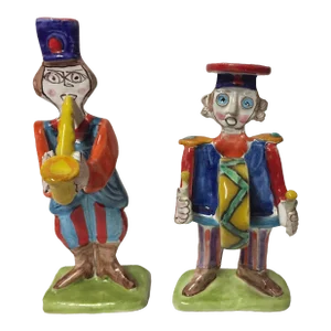 1960s DeSimone Ceramic Musician Figures