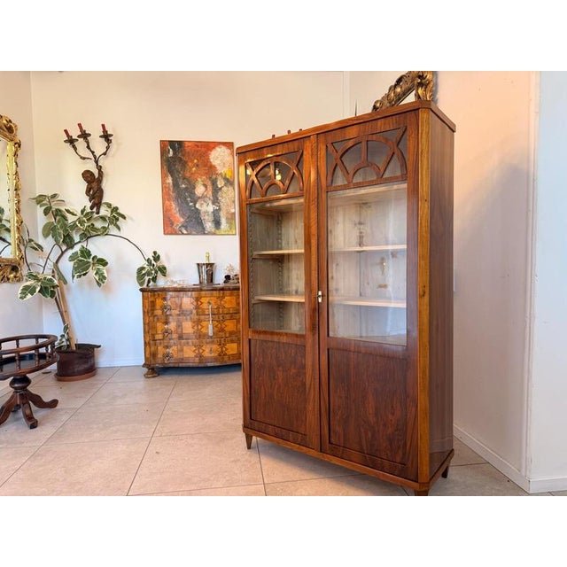 Restored Biedermeier Display Cabinet, Library Cabinet, Collector's Item, Dream Piece. Dimensions: Height x Width x Depth...