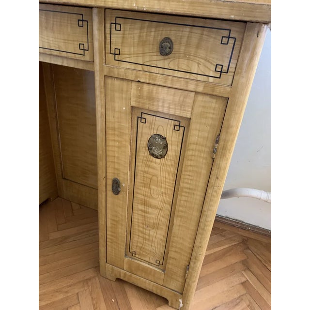 Hand Painted Wooden Dressing Table, 1910s For Sale - Image 5 of 6