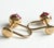 Vintage 14k Yellow Gold Cabochon Ruby Screw-Back Earrings, A Pair For Sale - Image 11 of 12
