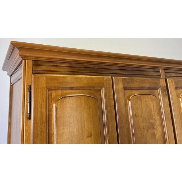 Vintage French Style Wardrobe in Wood For Sale - Image 4 of 13
