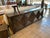 2020s Distressed Black Square Pattern Sideboard For Sale - Image 5 of 7