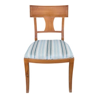 Antique Swedish Regency Klismos Side Chair - 1 of 3 For Sale